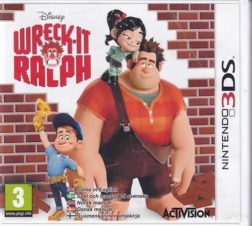 Disney Wreck It Ralph - Nintendo 3DS Spil - (A Grade) (Genbrug)